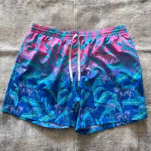 Chubbies Men's Tropical Tiger The Hydrofoils Stretch Swim Short Trunk